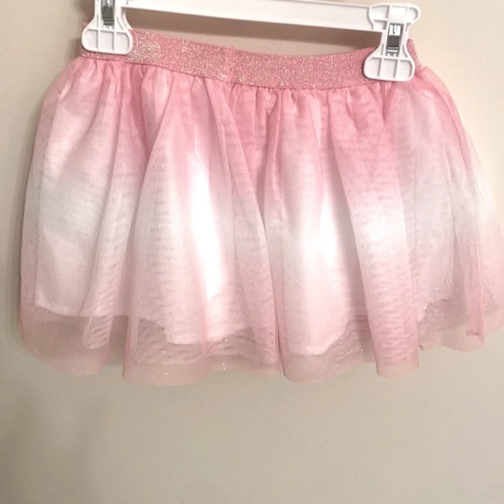 LULURAIN Girl's 3 Piece Tulle S/L Set Tulle Matching Crossbody Bag Size 4 NEW